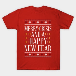 Merry Crisis Ugly Sweater T-Shirt